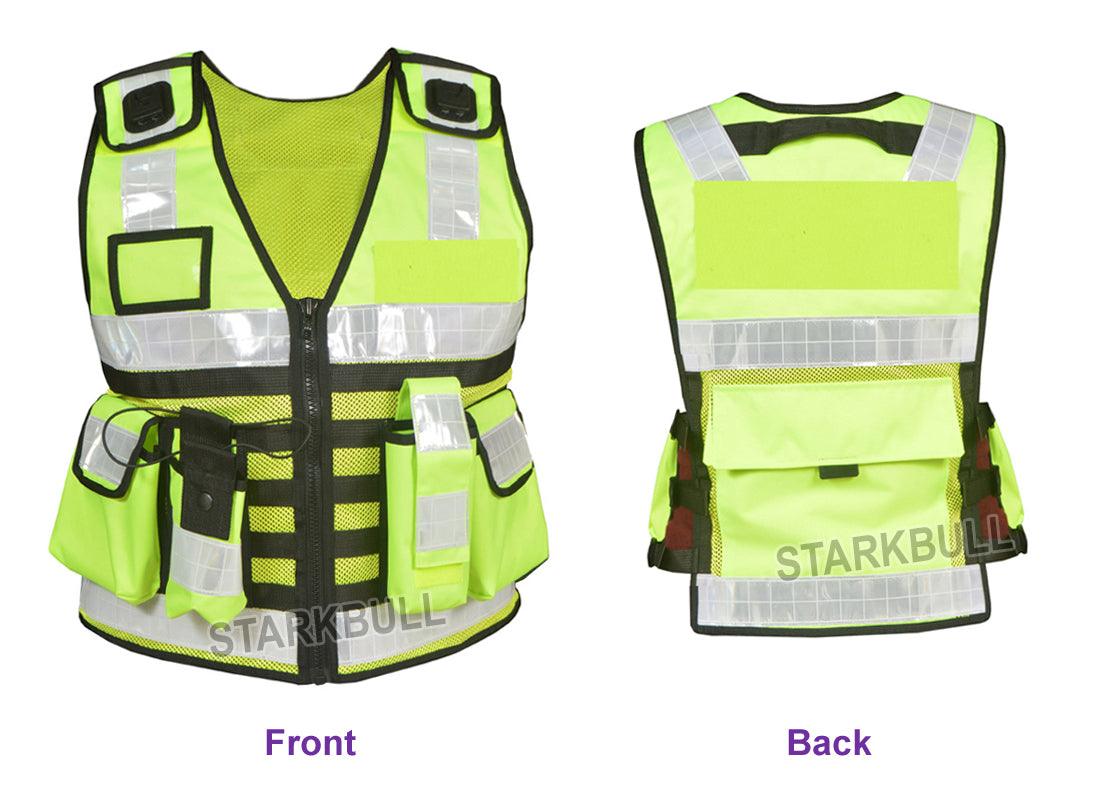 big size tactical vest sticker reflective