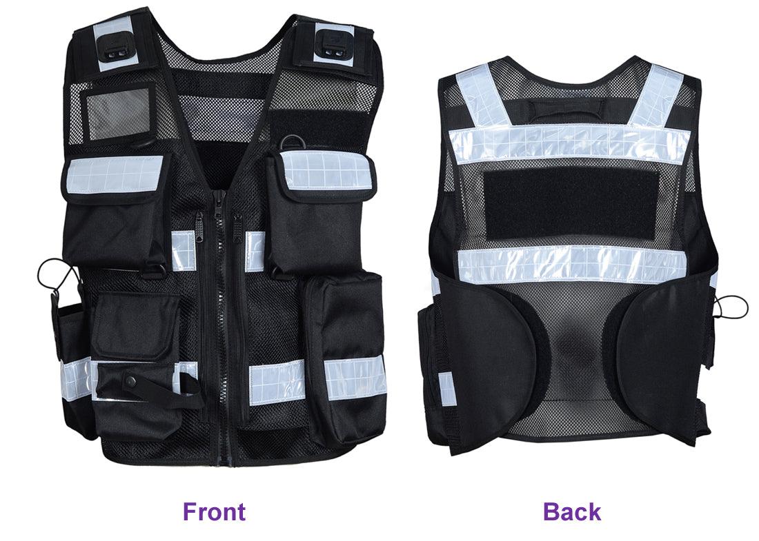8506 Hi Viz Dog Handler Vest, High Visibility Security Vest, Multi-function Hi Viz Tactical Vest - Starkbull