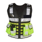 9106 -2 tone Big Sizes Hi Viz Security Vest with Personalized Patches, High Visibility Tactical Vest - Starkbull Hi Viz Vests