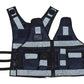 9109 Darkblue Big Sizes Hi Viz Security Vest with Personalized Patches, High Visibility Tactical Vest - Starkbull Hi Viz Vests