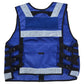 9110 Blue High Visibility Security Vest, Hi Viz Dog Handler Multi-function Hi Viz Tactical Vest - Starkbull