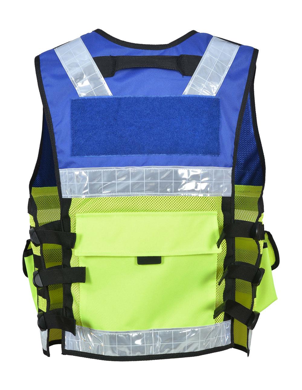 9111 High Visibility Security Vest, Hi Viz Dog Handler Multi-function Hi Viz Tactical Vest - Starkbull