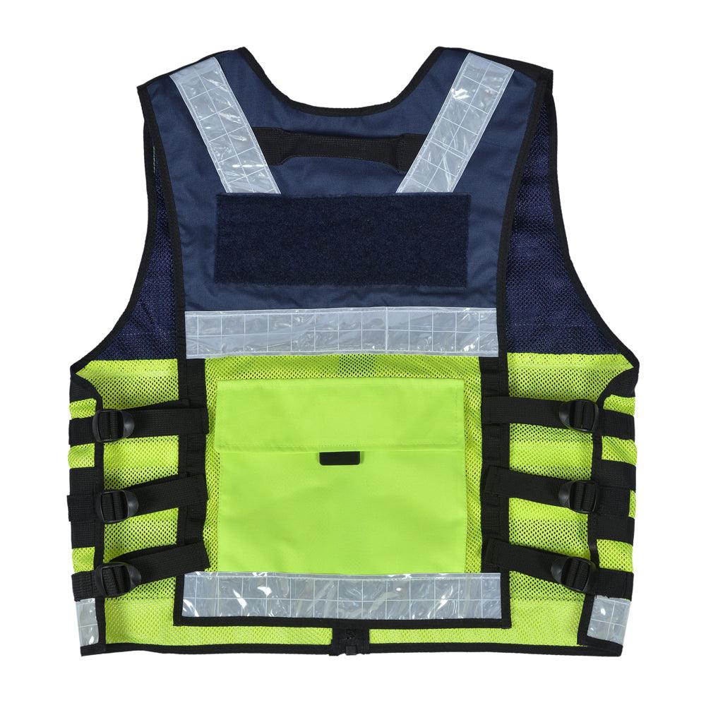 9112 High Visibility Security Vest, Hi Viz Dog Handler Multi-function Hi Viz Tactical Vest - Starkbull